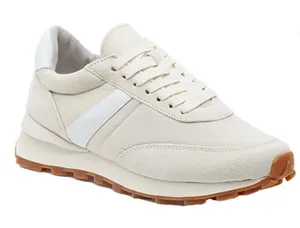 J/Slides Sneakers Size 6 Cream Leather Lifestyle Athletic and Training Shoes NEW thumbnail 1