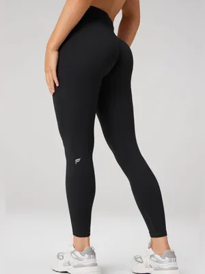 Fabletics The No-Seam Pureluxe TLC Leggings 7/8 In Black Size Large thumbnail 2