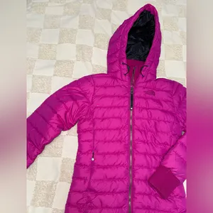 The North Face Fuchsia‎ Hooded 600 Down Jacket size XS thumbnail 2