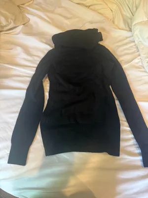 French connection black turtle neck sweater thumbnail 3