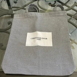 Christian Dior Beaute Houndstooth Tote Bag thumbnail 4