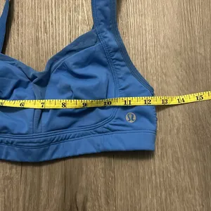 Lululemon Ta Ta Tamer Sports Bra Porcelain Blue thumbnail 6