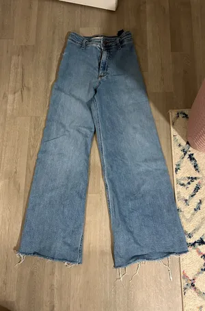 ZARA Marine Straight Jeans thumbnail 1
