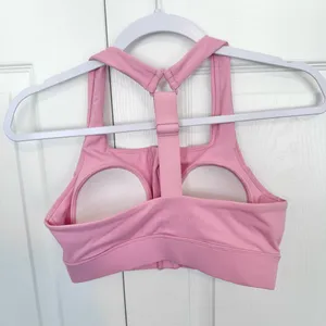 PARAGON FORMLUX Pink Zip-Up Sports Bra SMALL thumbnail 2
