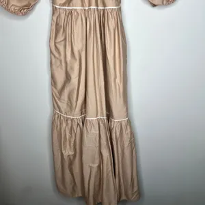 Antonio Melani Tan Embroidery Midi Dress Size 2 thumbnail 4