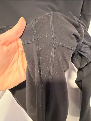 Black‎ Lululemon Athletic Capri Patterned Leggings thumbnail 4