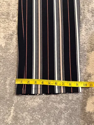 Cato Classic Black & WhiteStriped Wide-Leg Pants thumbnail 8