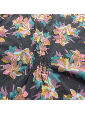 Axcess Liz Claiborne Y2K Floral Mesh Short Sleeve Tee Large thumbnail 11