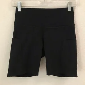 ‎IUGA Black yoga sports shorts XS thumbnail 1