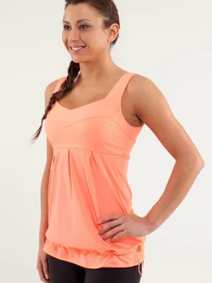 lululemon athletica Coral-Orange Activewear Top thumbnail 1