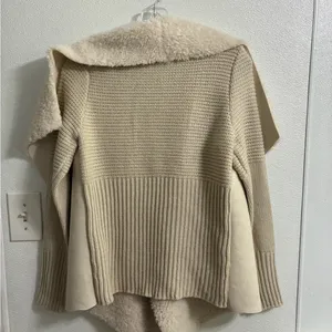 Gaby & Eden Cream Knit Sweater/jacket NWT size S thumbnail 5