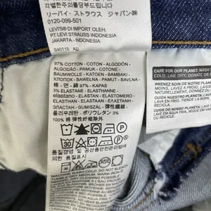 Levis LEJ Re-Issue Slouch Taper Jeans 27 Womens Blue Denim Relaxed Crop Stretch thumbnail 10