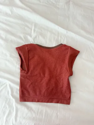 Urban Outfitters Out From Under Red Shimmery Top Size XS/S thumbnail 2