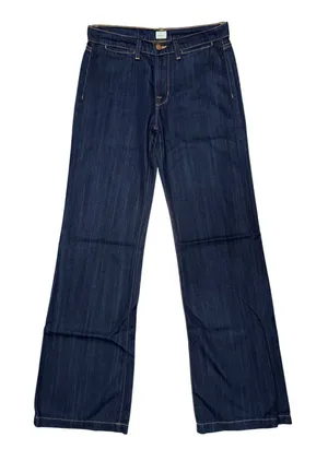 J Brand Malik Wide Leg Jeans Dark Wash Denim Minimalist Capsule Retro Chic thumbnail 1
