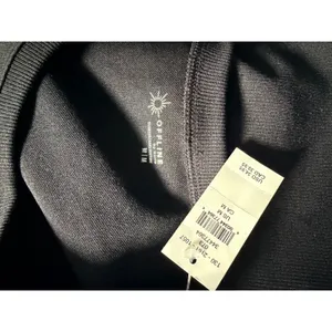 AERIE Offline Black Shot Sleeve Crop Top Seamless Medium thumbnail 2
