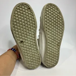 Vans all white canvas hightop‎ sneakers unisex sizing thumbnail 5