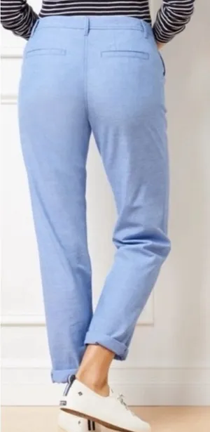 Talbots The Perfect Chino Baby Blue Straight Leg 8 thumbnail 1