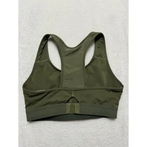 Gymshark Women's Green Vital Seamless V Neck Sports Bra Size Small thumbnail 4