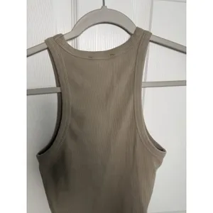 ANINE BING Women's Cole Organic Cotton Tank Top Beige Stretch Size Small thumbnail 6