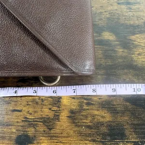 Yves Saint Laurent Vintage Shoulder Bag Small Brown Leather YSL thumbnail 16