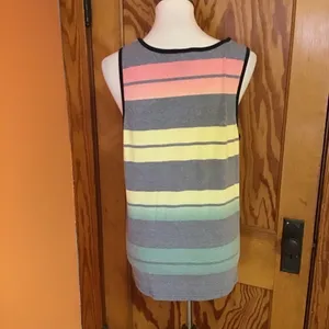 Hang Ten Striped Tank Top Medium Surfer Beach Y2K Skate Cali Casual Tank thumbnail 11