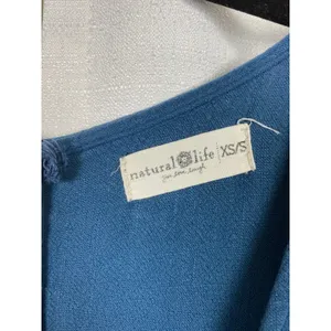 Natural Life Blue Avery Wide Leg Linen Blend Jumpsuit Sz.XS/S thumbnail 9
