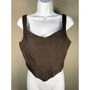Sage The‎ Label Crop Top NWT Boho Festival Coquette Cottagecore Tank thumbnail 2