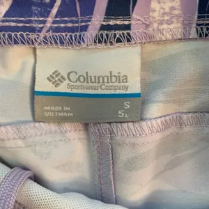 Columbia PFG Purple Leaf Print Fishing Shorts Coastal Womens Small Gorpcore thumbnail 4