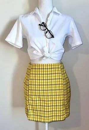 Clueless School Girl Plaid Skirt Set thumbnail 1
