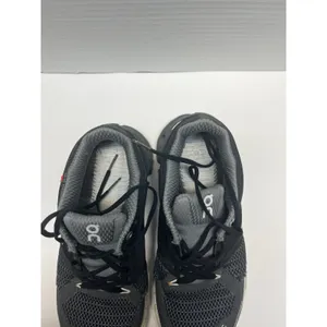 ON Women's Cloudflyer Running Sneaker Shoes Black White Size 6 Medium thumbnail 7