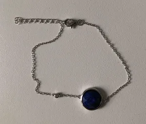 Lapis Lazuli Bracelet Silver thumbnail 2