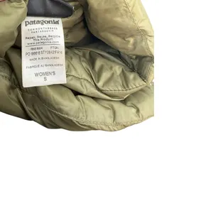 Patagonia Prow Jacket Olive Green Down Puffer Coat Womens Zip‎ Warm Small thumbnail 11