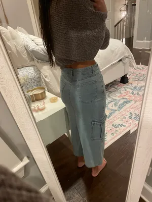 Edit By Nine Long Jean Skirt thumbnail 2