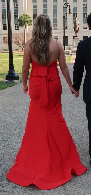 Prom dress Red Size 6 thumbnail 3