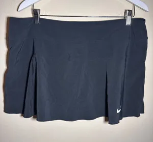 Nike Dri-FIT Athletic Skort Black White Size XL thumbnail 1