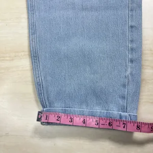 BDG Urban Outfitters Drew Baggy Pleated Jeans Light Wash Elastic Waist W28 L32 thumbnail 9