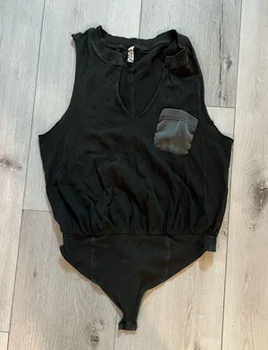 Free People Intimately Tank Bodysuit with Pocket thumbnail 1
