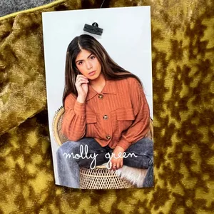 Molly Green Zion Burnout Velvet Dress L Gold Brown Floral One Shoulder Glam Boho thumbnail 11