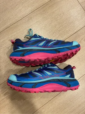 Hoka Women’s Mafate Speed 2 Blue Pink Trail Running Shoe Sneaker Size 9.5 thumbnail 3