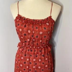 Misa Nati‎ Red Sleeveless MIDI Dress XS thumbnail 7