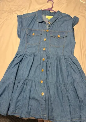XL denim dress - fits like a large! thumbnail 1