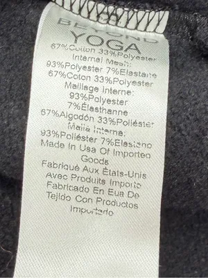 Beyond Yoga Happiness Cropped Pullover Hoodie Medium Black Sweatshirt thumbnail 6