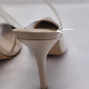 Charles by Charles David Slingback Heels Size 9.5 Nude Clear Pumps Wedding Party thumbnail 7
