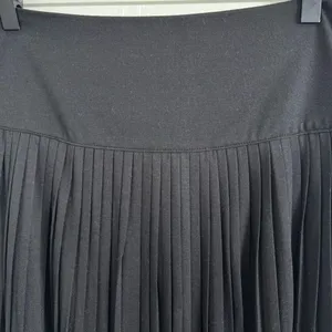 A New Day Black Pleated Midi A-Line Skirt Size 2 thumbnail 2
