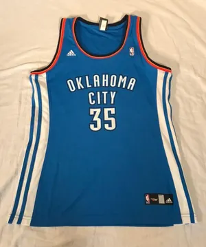 Oklahoma City Kevin Durant Basketball Jersey thumbnail 1