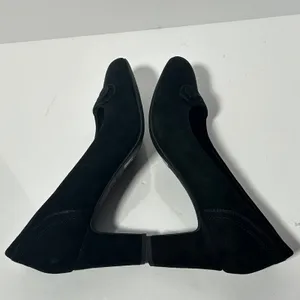 Clarks Artisan Tamryn Cider Black Suede Block Heel Pumps Womens 8.5‎ M thumbnail 9