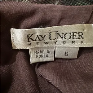 Kay Unger Leopard Print Multi Colored Dress Size 6 thumbnail 12