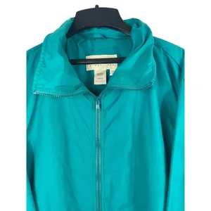 Eddie Bauer Teal 90s Vented Long Sleeve Windbreaker L thumbnail 2