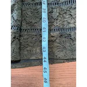 Metisu Size Small Midi Dress Green Lace‎ Cocktail Grunge Whimsigoth Fairy Goth thumbnail 4