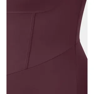 Halara Spaghetti Strap Square Neck Corset Bodycon Midi Casual Dress Purple XS thumbnail 5